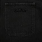 Gucci  24Fw embroidered washed denim shirt jacket Black