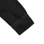 Gucci  24Fw embroidered washed denim shirt jacket Black