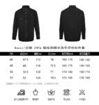 Gucci  24Fw embroidered washed denim shirt jacket Black