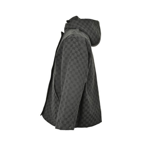 Gucci  24Fw Double G jacquard canvas shirt jacket suit Grey