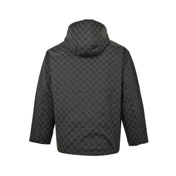 Gucci  24Fw Double G jacquard canvas shirt jacket suit Grey