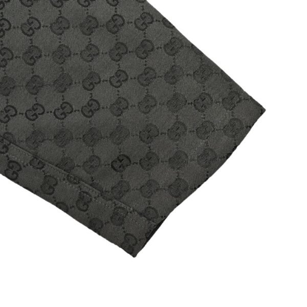 Gucci  24Fw Double G jacquard canvas shirt jacket suit Grey