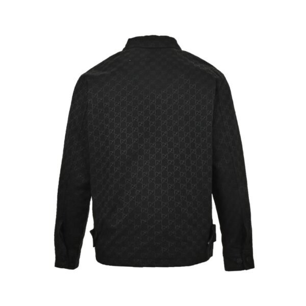 Gucci  24Fw Double G jacquard canvas shirt jacket suit Black