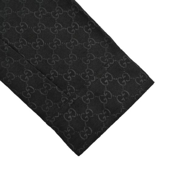 Gucci  24Fw Double G jacquard canvas shirt jacket suit Black