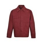 Gucci  24Fw Double G jacquard canvas shirt jacket suit Red