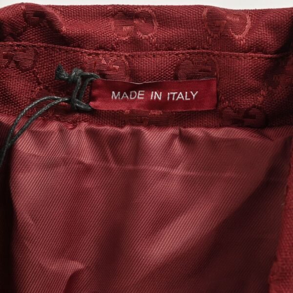 Gucci  24Fw Double G jacquard canvas shirt jacket suit Red