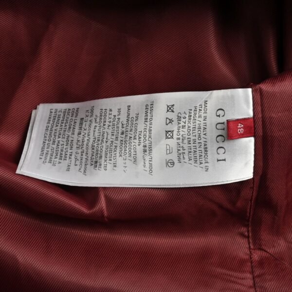 Gucci  24Fw Double G jacquard canvas shirt jacket suit Red