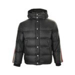 Gucci Hooded down jacket Black