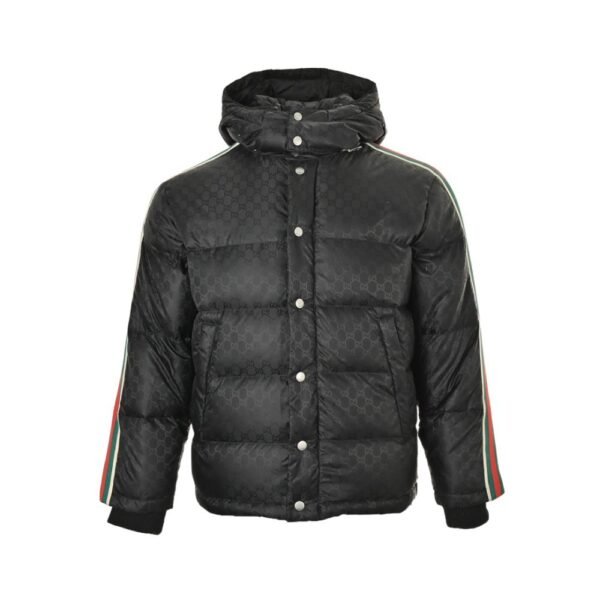 Gucci Hooded down jacket Black