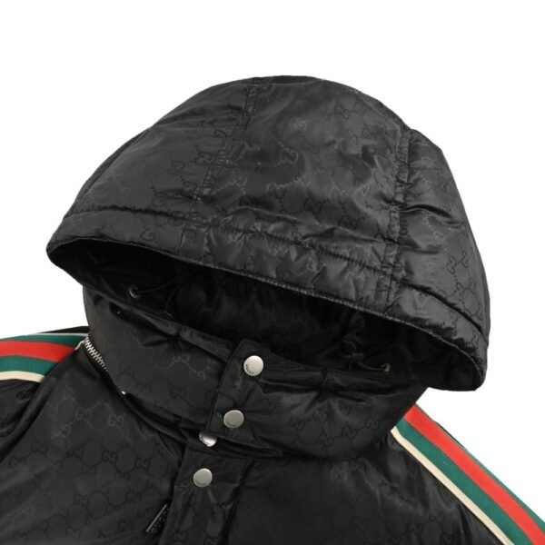 Gucci Hooded down jacket Black