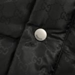 Gucci Hooded down jacket Black