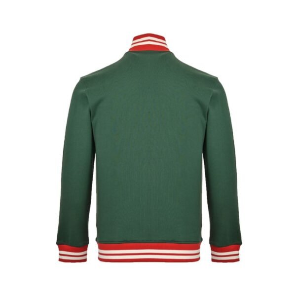 Gucci  Embroidered Double G Jacket Green