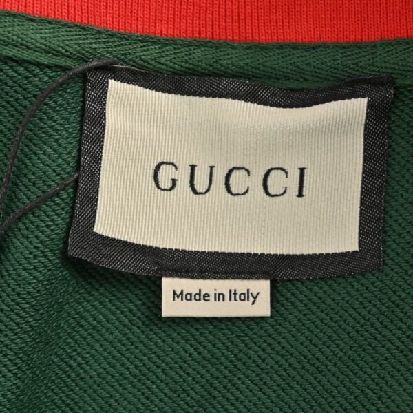 Gucci  Embroidered Double G Jacket Green