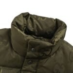 Gucci 23Fw Double G pattern jacquard down jacket