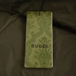 Gucci 23Fw Double G pattern jacquard down jacket
