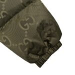 Gucci 23Fw Double G pattern jacquard down jacket