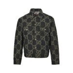 Gucci 24Fw Double G jacquard denim jacket