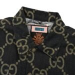 Gucci 24Fw Double G jacquard denim jacket