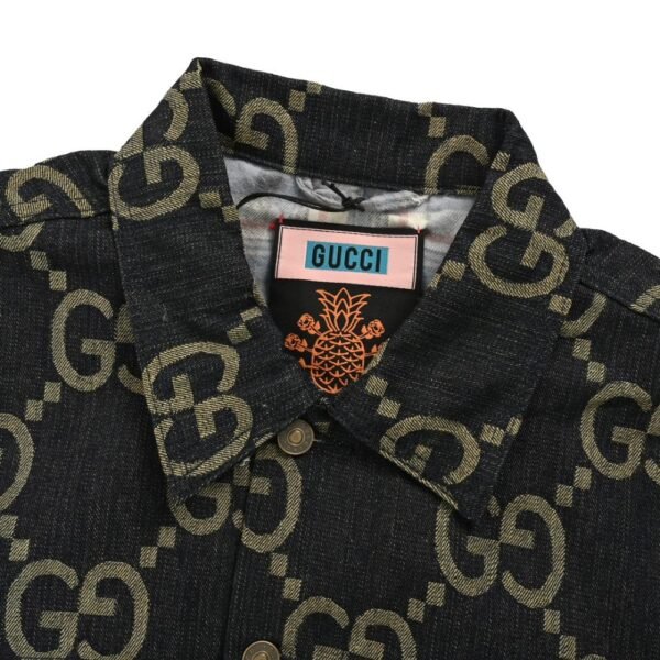 Gucci 24Fw Double G jacquard denim jacket
