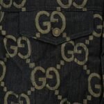 Gucci 24Fw Double G jacquard denim jacket