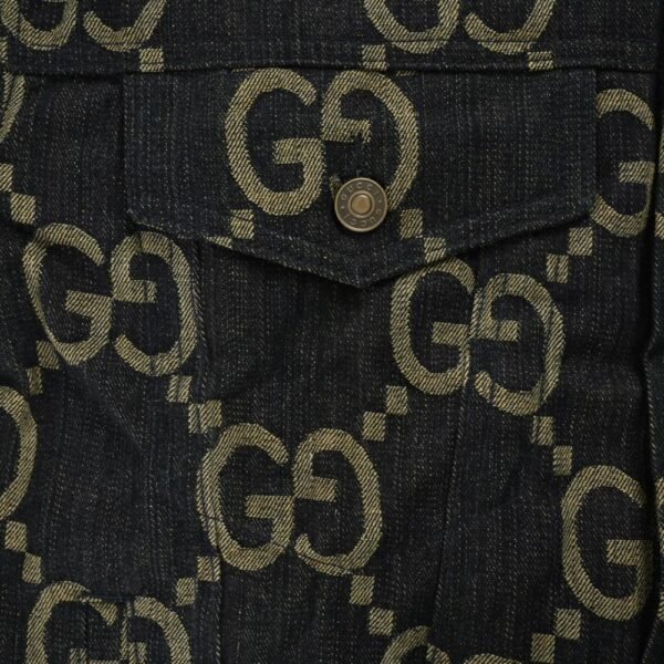 Gucci 24Fw Double G jacquard denim jacket