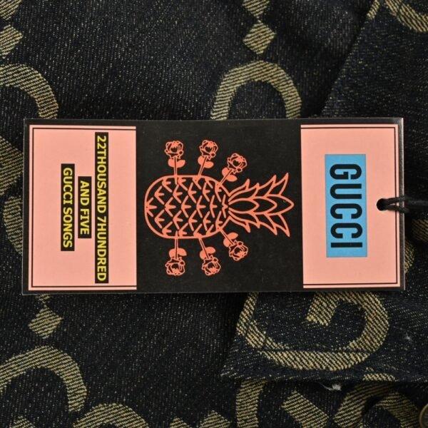 Gucci 24Fw Double G jacquard denim jacket