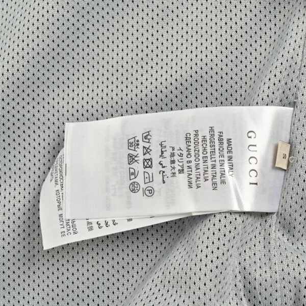 Gucci 24Fw Towel embroidery double G patchwork zipper jacket Black