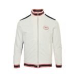 Gucci 24Fw Towel embroidery double G patchwork zipper jacket