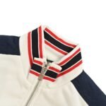 Gucci 24Fw Towel embroidery double G patchwork zipper jacket