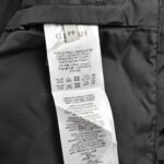 Gucci 24Fw Hooded down jacket in jacquard canvas with Double G pattern Black