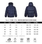Gucci 24Fw Hooded down jacket in jacquard canvas with Double G pattern Blue