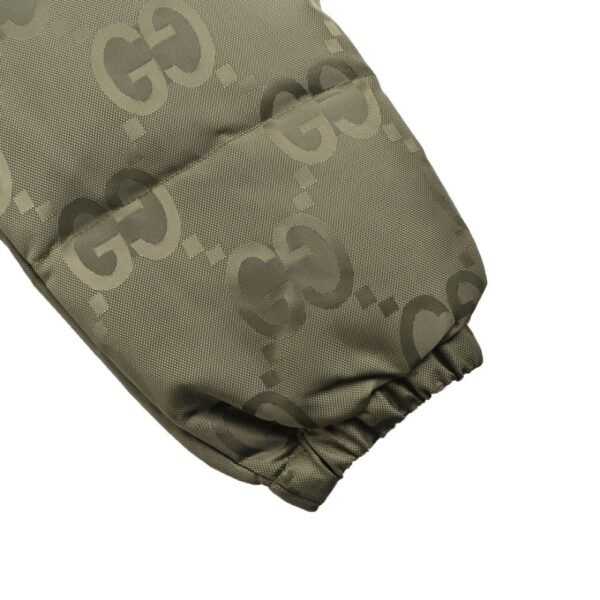 Gucci 24Fw Hooded down jacket in jacquard canvas with Double G pattern