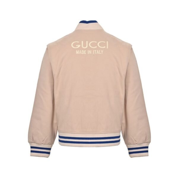 Gucci 24ss Baseball jacket with detachable sleeves and embroidered letters