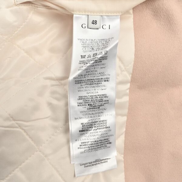 Gucci 24ss Baseball jacket with detachable sleeves and embroidered letters