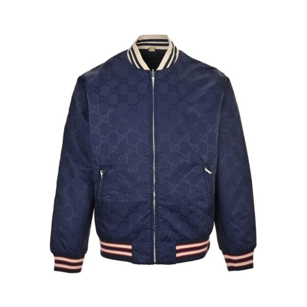 Gucci Double G jacquard reversible quilted jacket