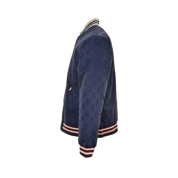 Gucci Double G jacquard reversible quilted jacket