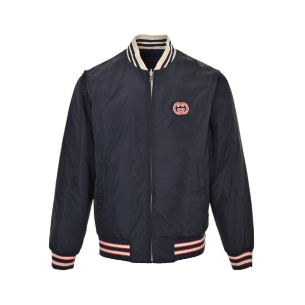 Gucci Double G jacquard reversible quilted jacket