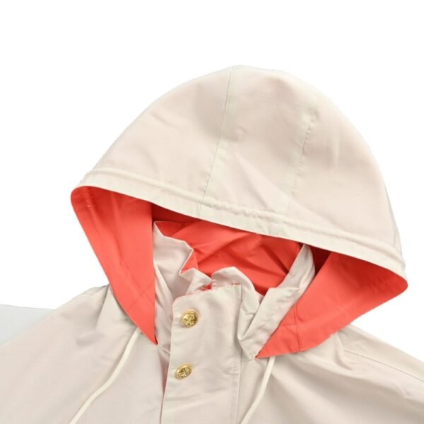 Gucci Double-faced windbreaker hooded jacket Orange