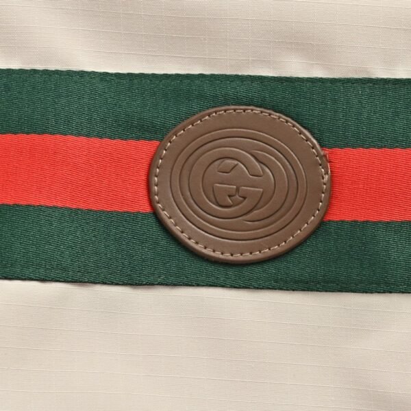 Gucci Double-faced windbreaker hooded jacket Orange