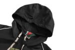 Gucci 22Fw Line Design Windbreaker Jacket Black