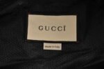 Gucci 22Fw Line Design Windbreaker Jacket Black