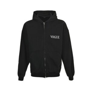 Balenciaga Tokyo Tower Print Zip-Up Jacket Black