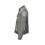 Balenciaga Sketch Graffiti Rhinestone Denim Jacket