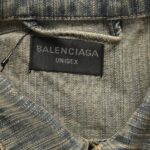 Balenciaga Sketch Graffiti Rhinestone Denim Jacket