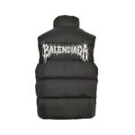 Balenciaga 23Fw Flame Outline Down Vest