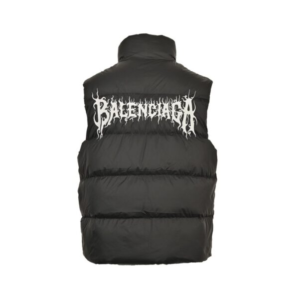 Balenciaga 23Fw Flame Outline Down Vest
