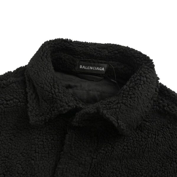 Balenciaga 24Fw Paris small label lambskin cotton jacket