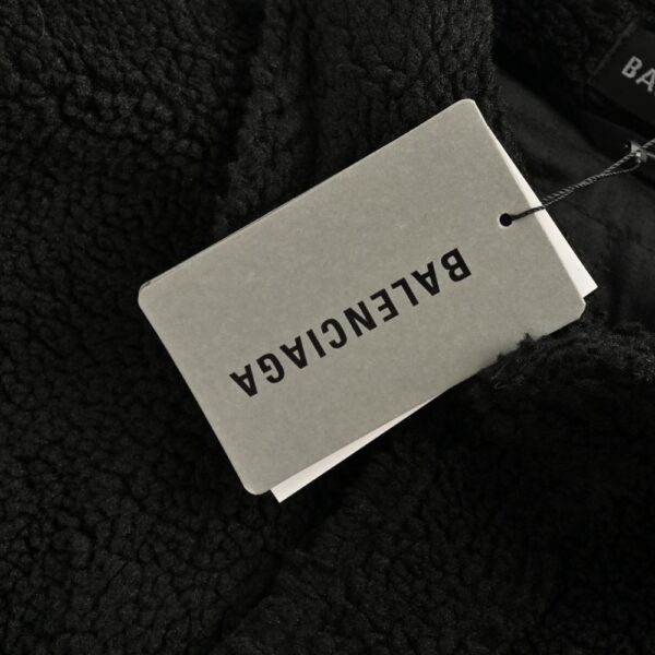 Balenciaga 24Fw Paris small label lambskin cotton jacket