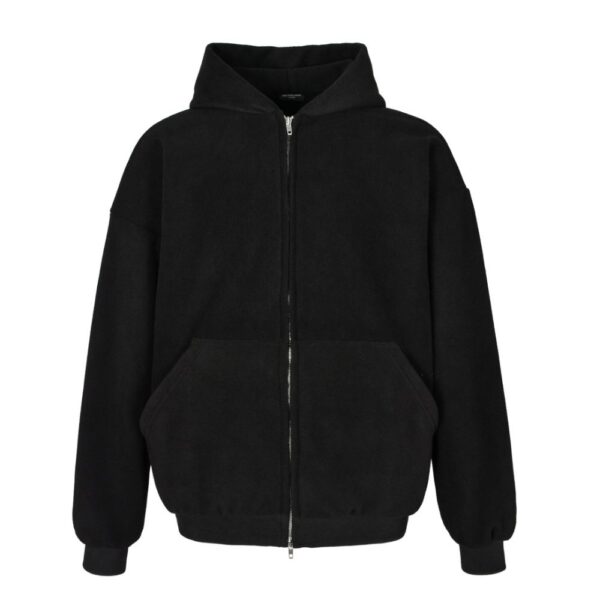 Balenciaga 24FW Street View Teddy Hooded Jacket
