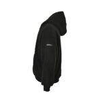 Balenciaga 23Fw Lambswool Sleeve Zipper Hooded Jacket